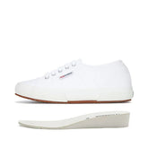 Superga 2750 Women Platform Wedge Canvas White Sneakers